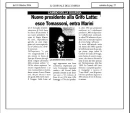 uovo presidente alla Grifo Latte: