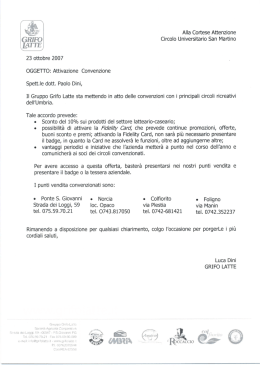Convenzione Grifo Latte - accesso non consentito