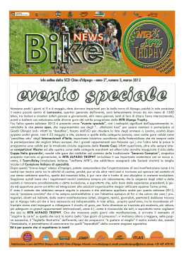 alpago bike news di marzo