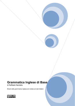 Grammatica Inglese di Base di Raffaele Nardella