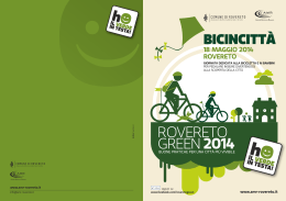 Bici in città - programma 2014 - Azienda Multiservizi Rovereto
