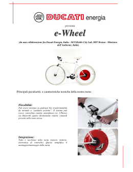 e-Wheel - Ducati Energia