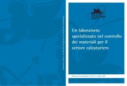 scarica il PDF del Progetto - Distretto Calzaturiero Veneto