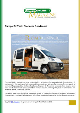 CamperOnTest: Globecar Roadscout