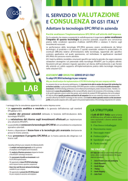 Il servIzIo dI valutazione e consulenza dI Gs1 Italy - Indicod-Ecr