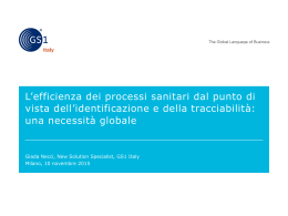 GS1 Italy | Healthcare