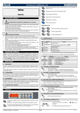 xw230l 1. avvertenze generali 2. descrizione generale 3