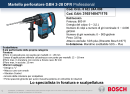 Martello perforatore GBH 3-28 DFR Professional