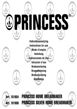Libretto istruzioni Princess Silver 151936