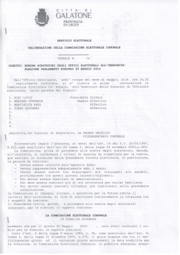 Verbale nomina scrutatori