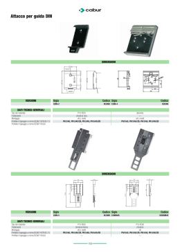 Attacco per guida DIN