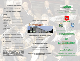 programma e tagliando di partecipazione