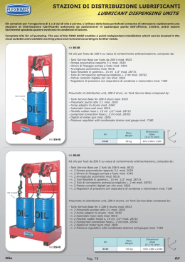 STAZIONI DI DISTRIBUZIONE LUBRIFICANTI LUBRI CA/l/ 7