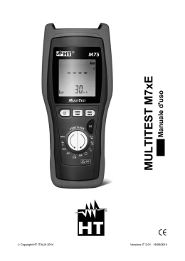 Manuale - HT Instruments