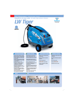 idropulitrici ad acqua calda hot water high pressure cleaners