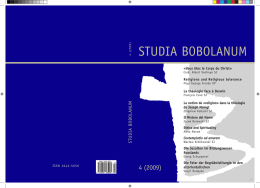 STUDIA BOBOLANUM