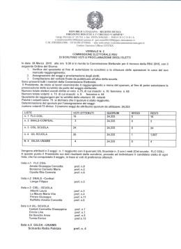 Verbale Comm. El. RSU 2015 -scrutinio e proclamazione