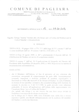 COMUNE DI PAGLIARA