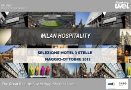 Milan Hospitality 3 stelle