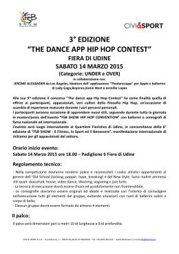 3° EDIZIONE “THE DANCE APP HIP HOP CONTEST”