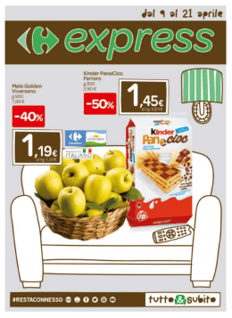 Page 1 % W WW ® ( Kinder PaneCioc Ferrara 3 30111 2,90 € Mele
