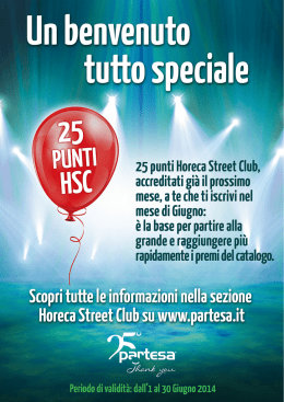 Giugno 2014 - Horeca Street Club