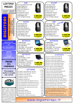 Pagina 1 - Digistore snc