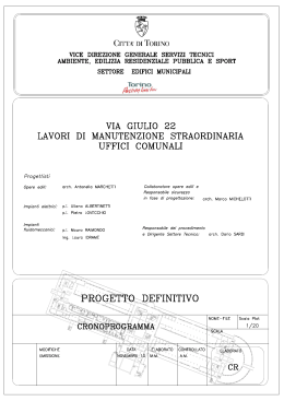 Cronoprogramma