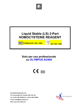 Liquid Stable (LS) 2-Part HOMOCYSTEINE REAGENT
