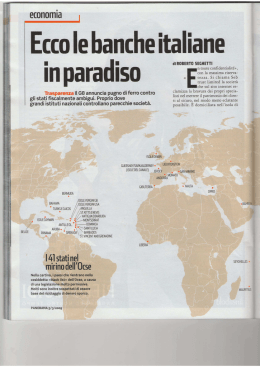 Panorama - I paradisi fiscali
