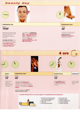 Scarica il documento - Centro Estetico Profilo Ravenna