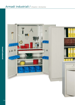 Armadi industriali / Closets / Armoires