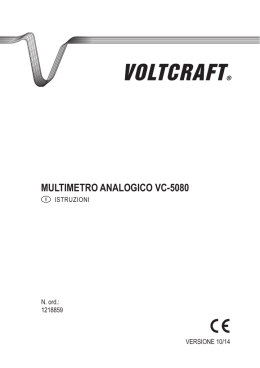 MULTIMETRO ANALOGICO VC-5080