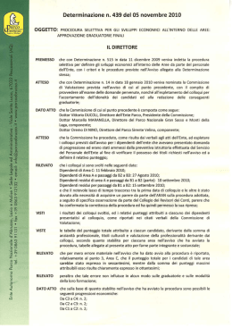 Scarica il documento - Parco Nazionale d`Abruzzo, Lazio e Molise