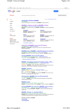 Internet Explorer - pagina Google