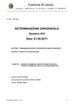 Comune di Lecco - Logo del comune