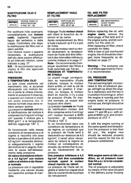 sostituzione clio e remplacement huile oil and