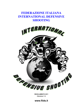 regolamento international defensive shooting