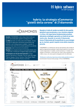 hybris: la strategia eCommerce “gioielli della corona” di 21diamonds