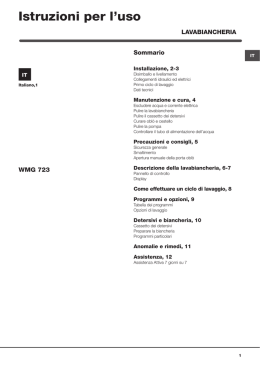 Istruzioni per l`uso
