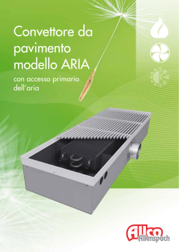 Convettore da pavimento modello ARIA