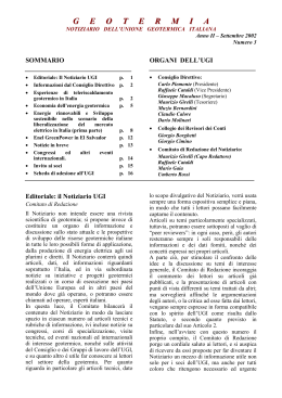 Settembre 2002 - Unione Geotermica Italiana