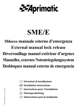 sblocco esterno Aprimatic A7718000.indd