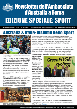 SpoRt - Australian Embassy