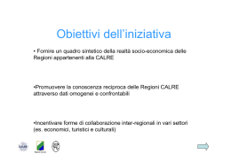 Obiettivi dell`iniziativa