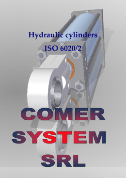 Hydraulic cylinders ISO 6020/2
