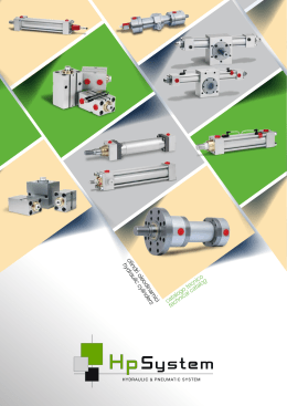 cilindri oleodinamici hydraulic cylinders catalogo tecnico