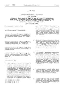 Direttiva 2009/74/CE della Commissione, del 26