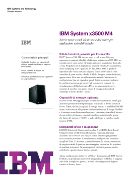 IBM System x3500 M4 - Catalogo GasNet Group