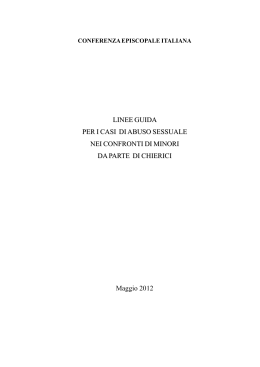 LE LINEE GUIDA Cei
